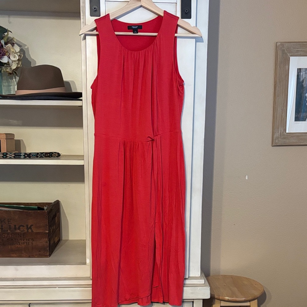 Simply Vera Vera Wang Vibrant Red Midi Dress